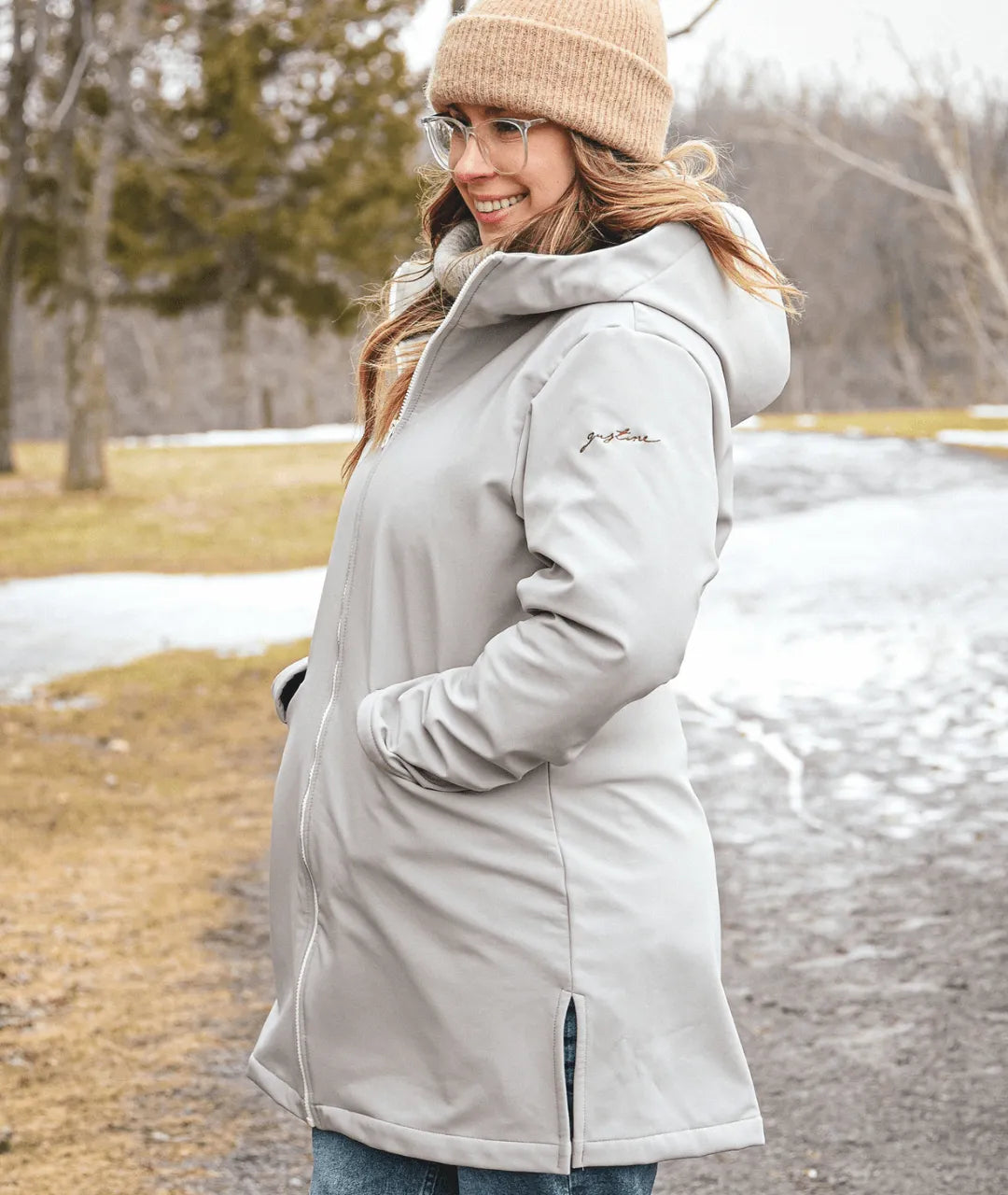 Waterproof Mid-Season Trench Coat with Detachable Hood - Lightweight Raincoat for Men & Women | Perfect for Spring, Fall & Rainy Day Outdoor Activities