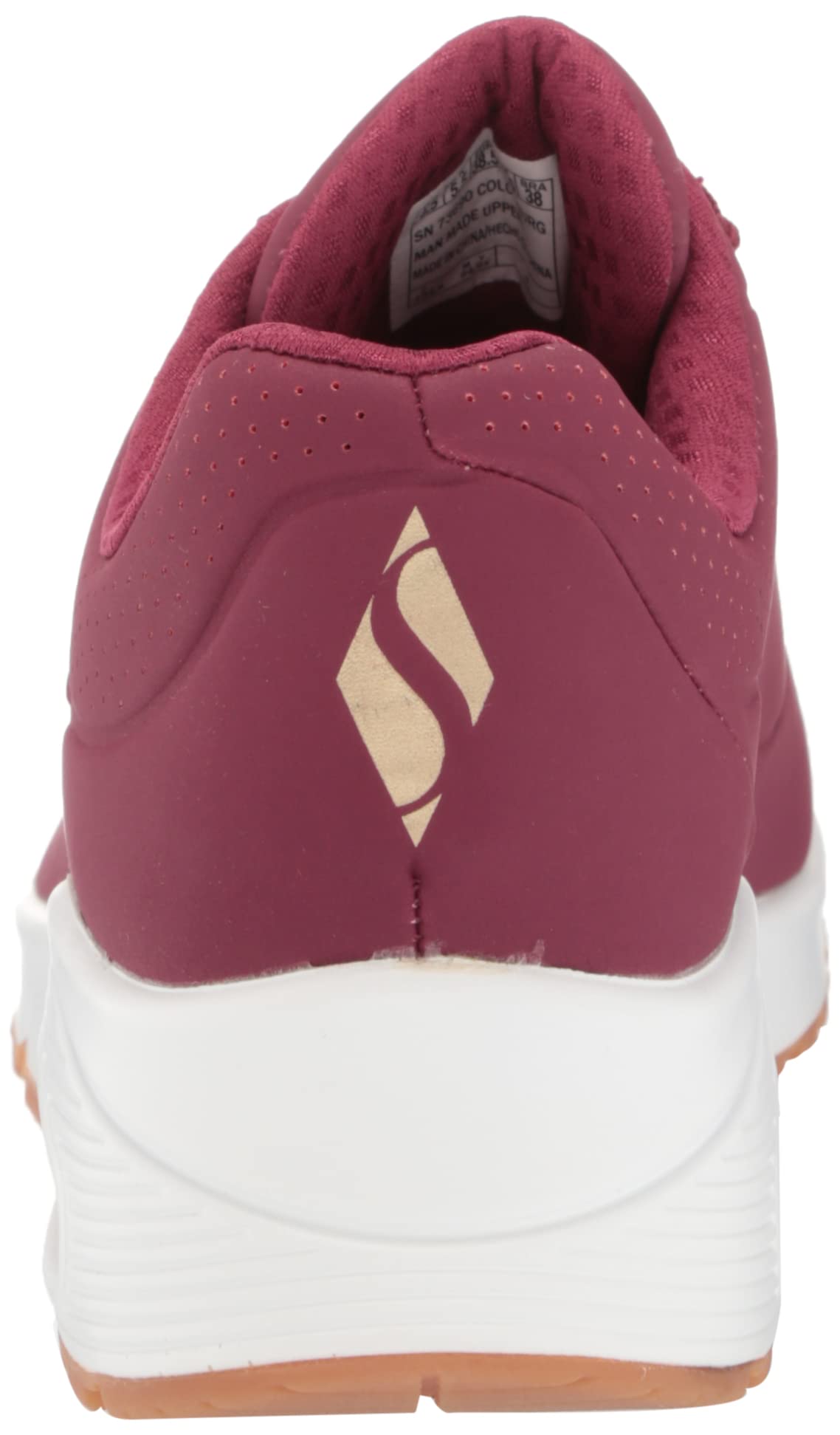 Skechers Women's Street Uno Stand on Air Sneakers - Wide Width Comfortable Walking Shoes for Casual Wear & Outdoor Activities