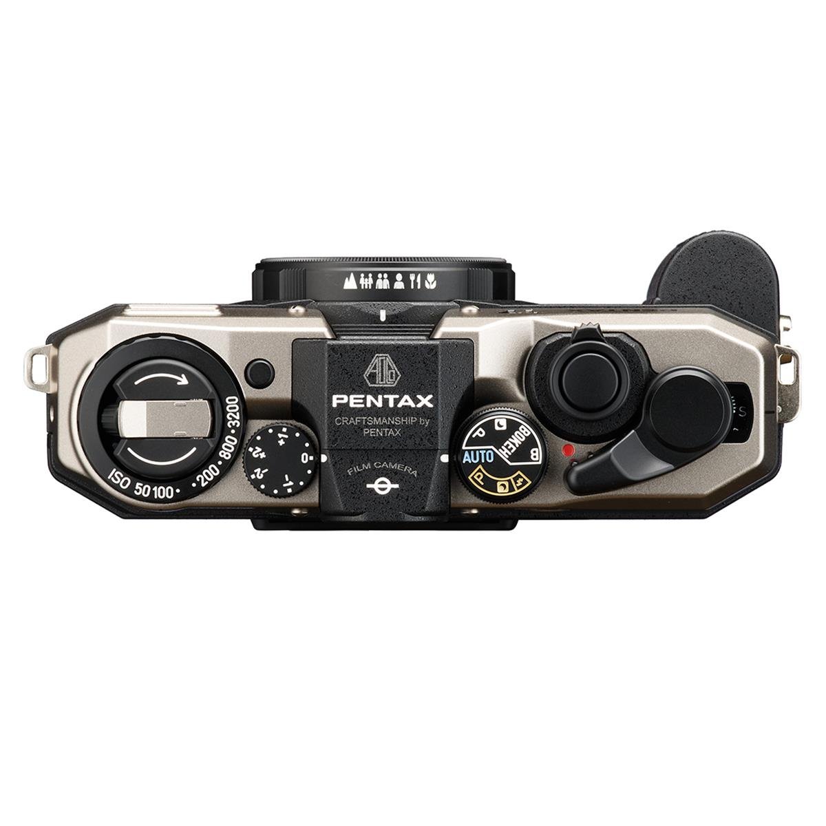 Pentax 17 Film Camera - Vintage Style 35mm Point & Shoot Camera for Travel, Street Photography & Everyday Use