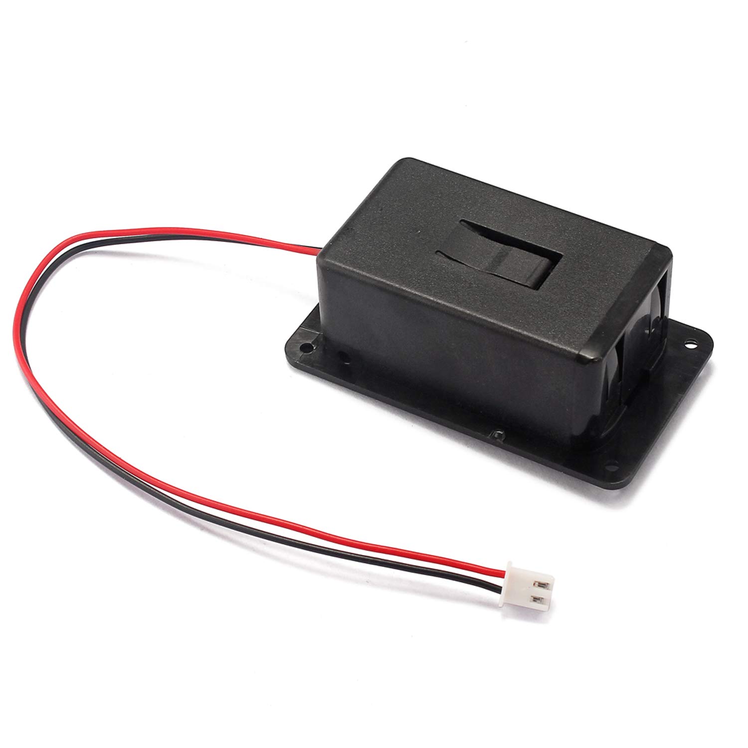 9V Guitar Pickup Battery Box - Black Case Cover Holder for Guitar & Bass Pickups - Perfect for Live Performances & Studio Recording