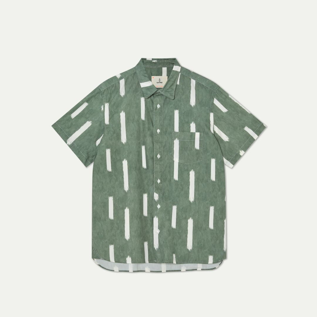 Alegre Shirt in Brush Green Bay Color | Comfortable Casual Wear for Men & Women | Perfect for Outdoor Activities & Daily Fashion