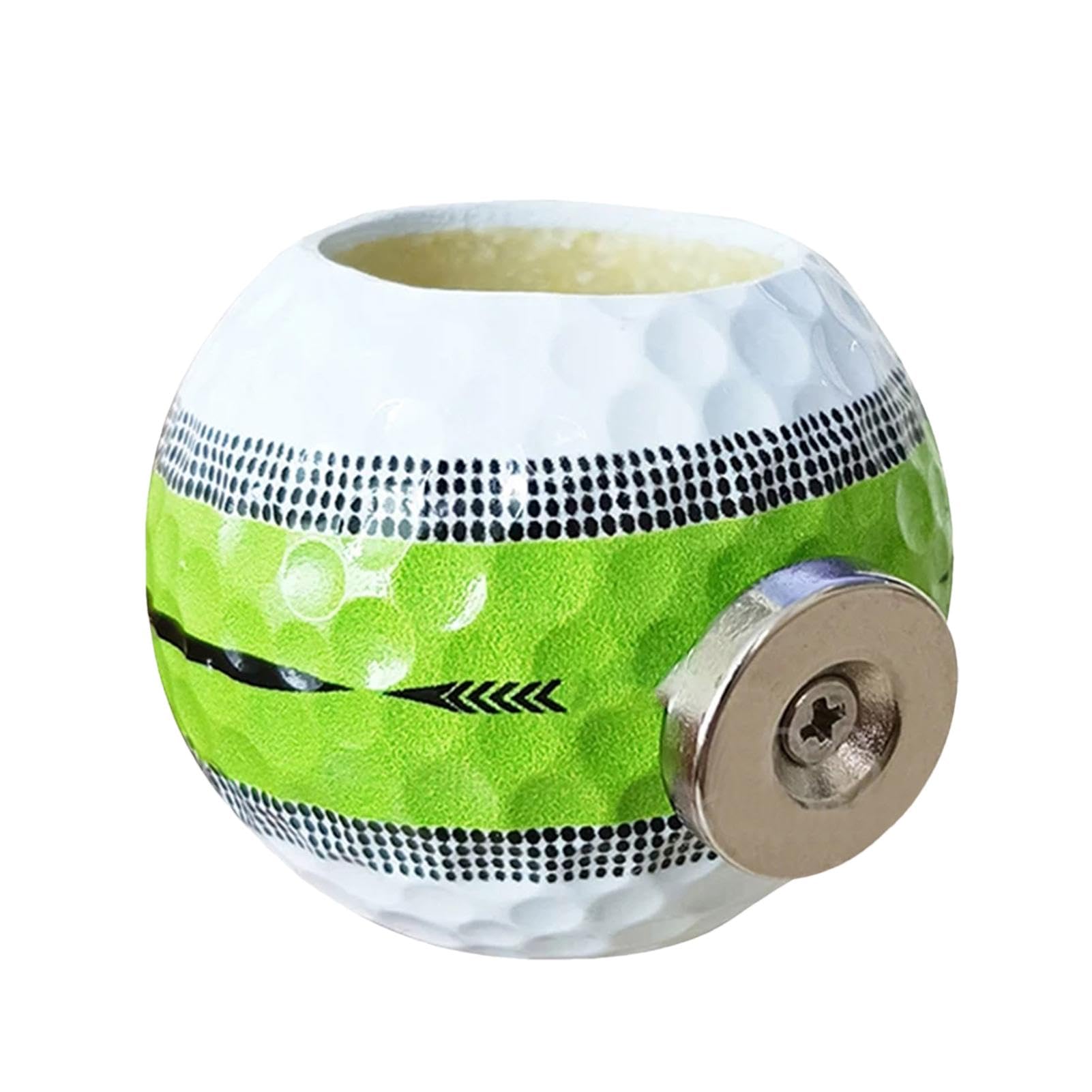 Magnetic Golf Ball Cigarette Holder - Portable & Secure Golf Cart Accessory for Golfers | Perfect for On-Course Smoking Breaks & Golf Outings