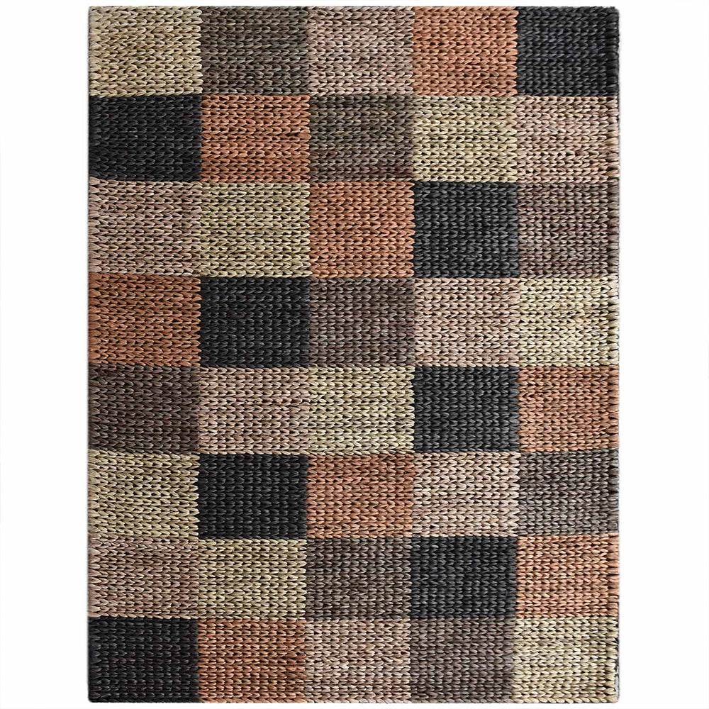 Handwoven Natural Jute Circle Braided Rug - Eco-Friendly Boho Floor Mat for Living Room, Bedroom & Nursery Decor