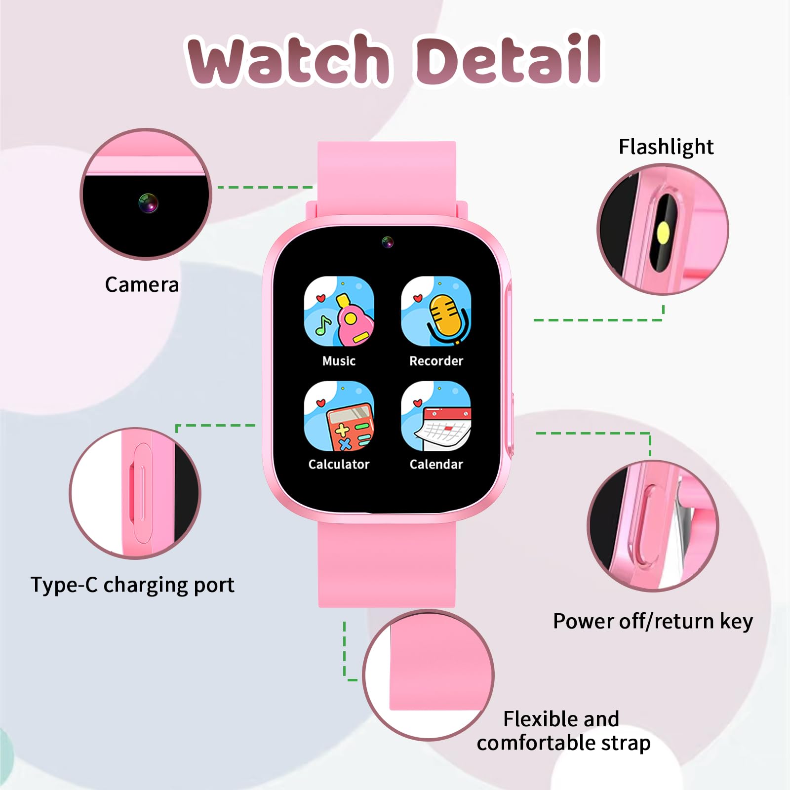 **Smart Watch for Kids Ages 4-10 - 1.4