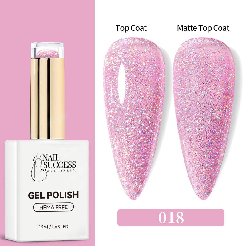 Hema Free Gel Nail Polish Set - 15ml Long Lasting Soak Off UV LED Nail Gel Colors for Manicure & Pedicure at Home or Salon