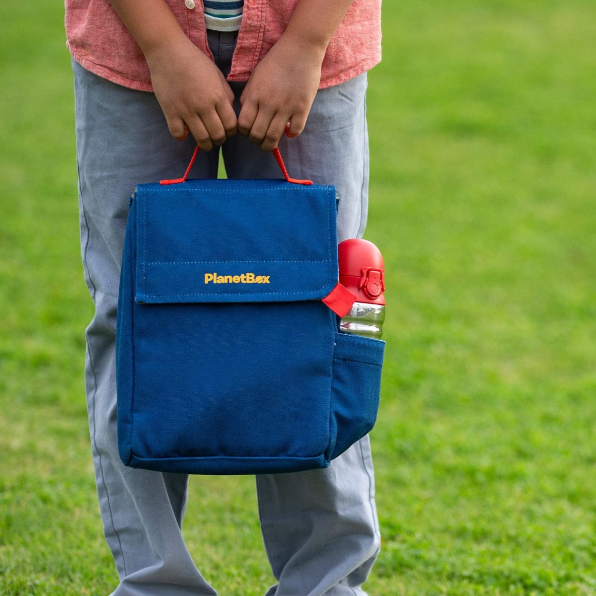 PlanetBox Eco-Friendly Insulated Lunch Bag - Peat Moss Design, Reusable & Sustainable for School, Work, or Picnics | Be Kind to the Planet