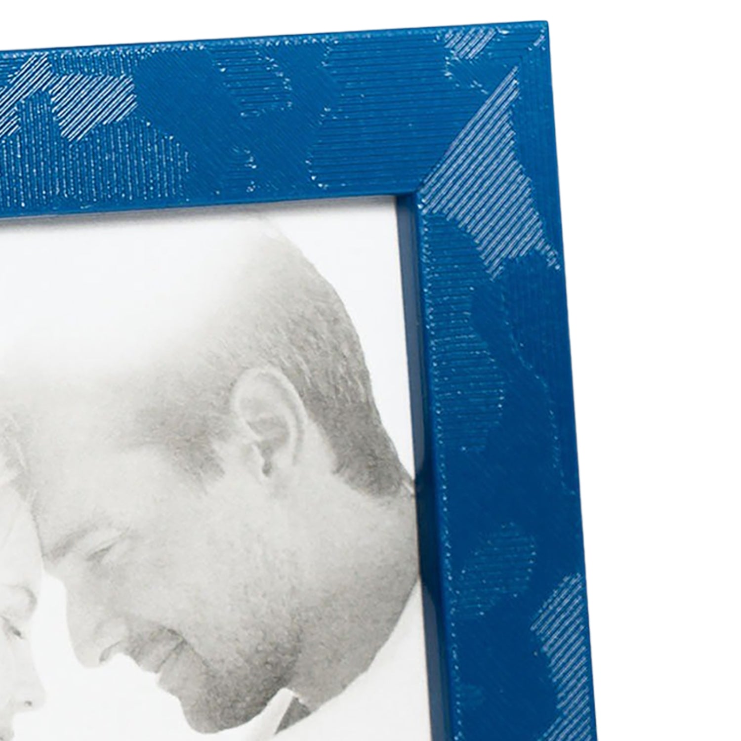 Cobalt Blue Narrow Width Table Top Frame - Elegant Display for Photos, Artwork, and Certificates - Perfect for Home, Office, and Gallery Decor