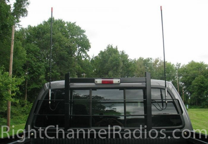 Firestik 3-Way CB Radio Antenna Mounting Kit - Heavy Duty Truck & Off-Road Vehicle Installation Accessories for CB Radios
