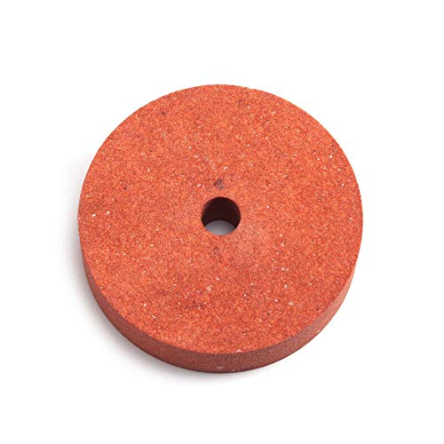 3 Inch Polishing Grinding Stone Wheels 80 Grit - Replacement Bench Grinder Wheels for Metal, Wood & DIY Projects - Perfect for Sharpening, Deburring & Surface Finishing