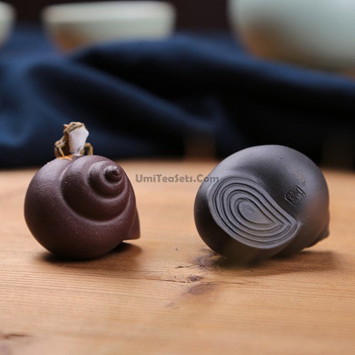 Handmade Purple Clay Tea Pet - Traditional Chinese Yixing Teapot Companion for Tea Ceremony & Meditation | Perfect Gift for Tea Lovers