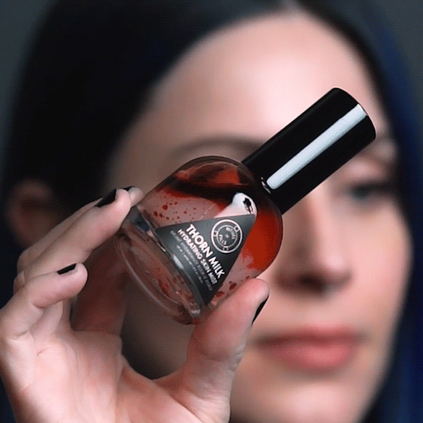 Rituel De Fille Thorn Milk Hydrating Face Mist Spray - Soothing Rosewater Facial Toner for Dry & Sensitive Skin | Perfect for Morning Skincare Routine & Makeup Setting
