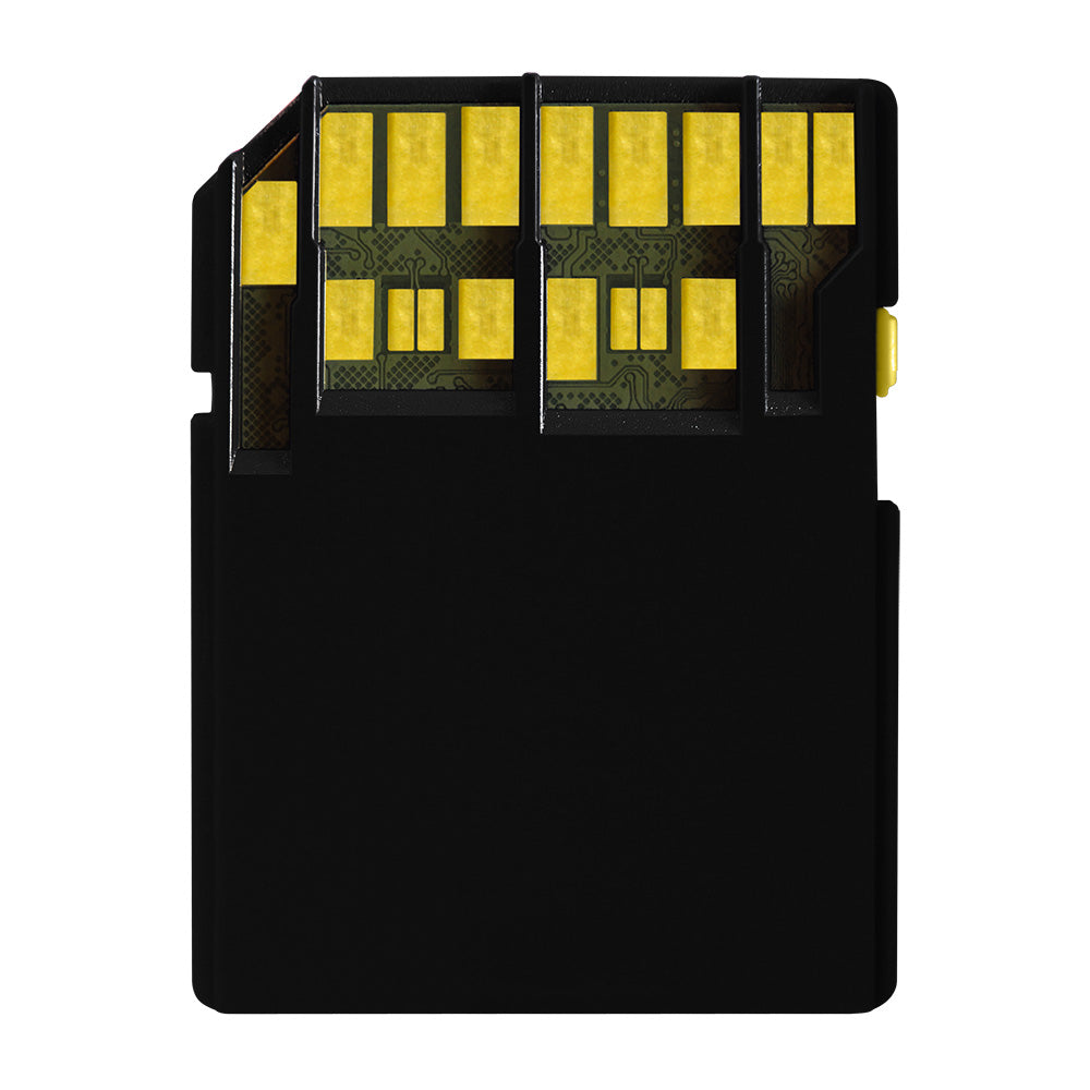Delkin 64GB UHS-II SDXC V90 High-Speed Memory Card for Professional DSLR Cameras, 4K Video Recording & Action Cameras - Black