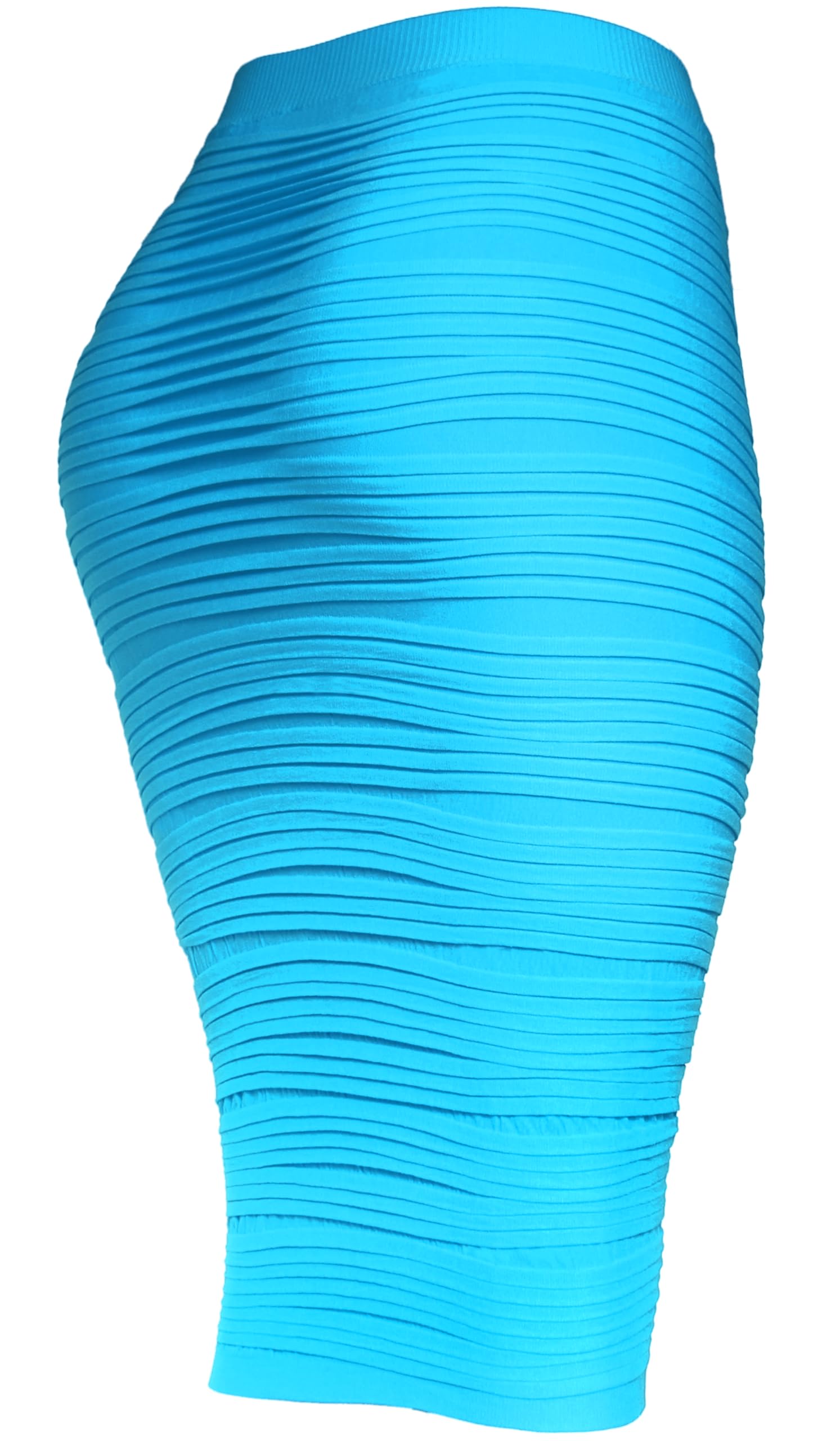 KMystic Strapless Tube Dress & Pencil Midi Bodycon Skirt 2-in-1 Outfit - Women's Sexy Convertible Dress for Party, Club, Date Night and Special Occasions