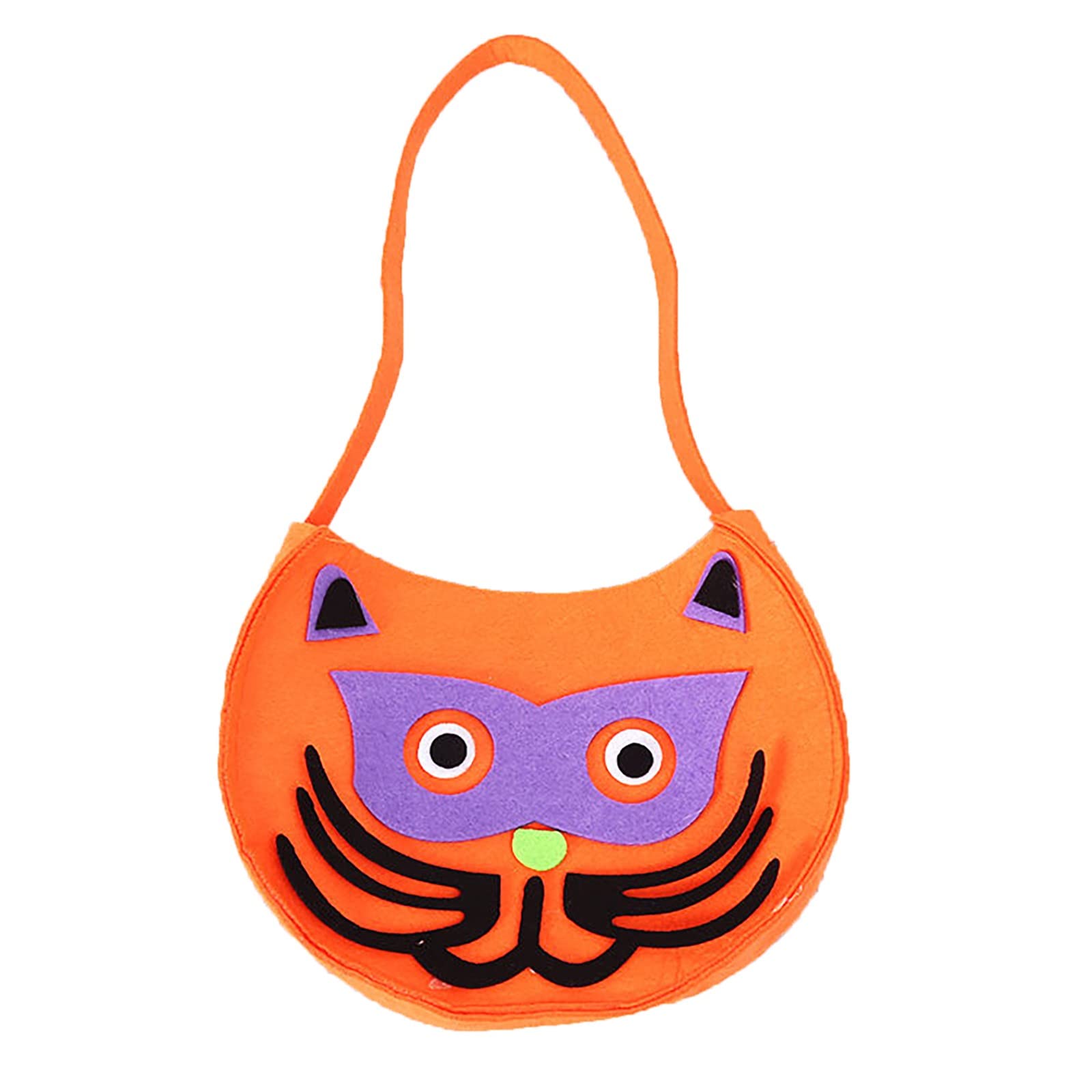 Halloween Trick or Treat Tote Bags - Reusable Candy Gift Bags for Kids, Party Decorations & Vendor Events (One Size) - Perfect for Trick-or-Treating, Halloween Parties & School Events