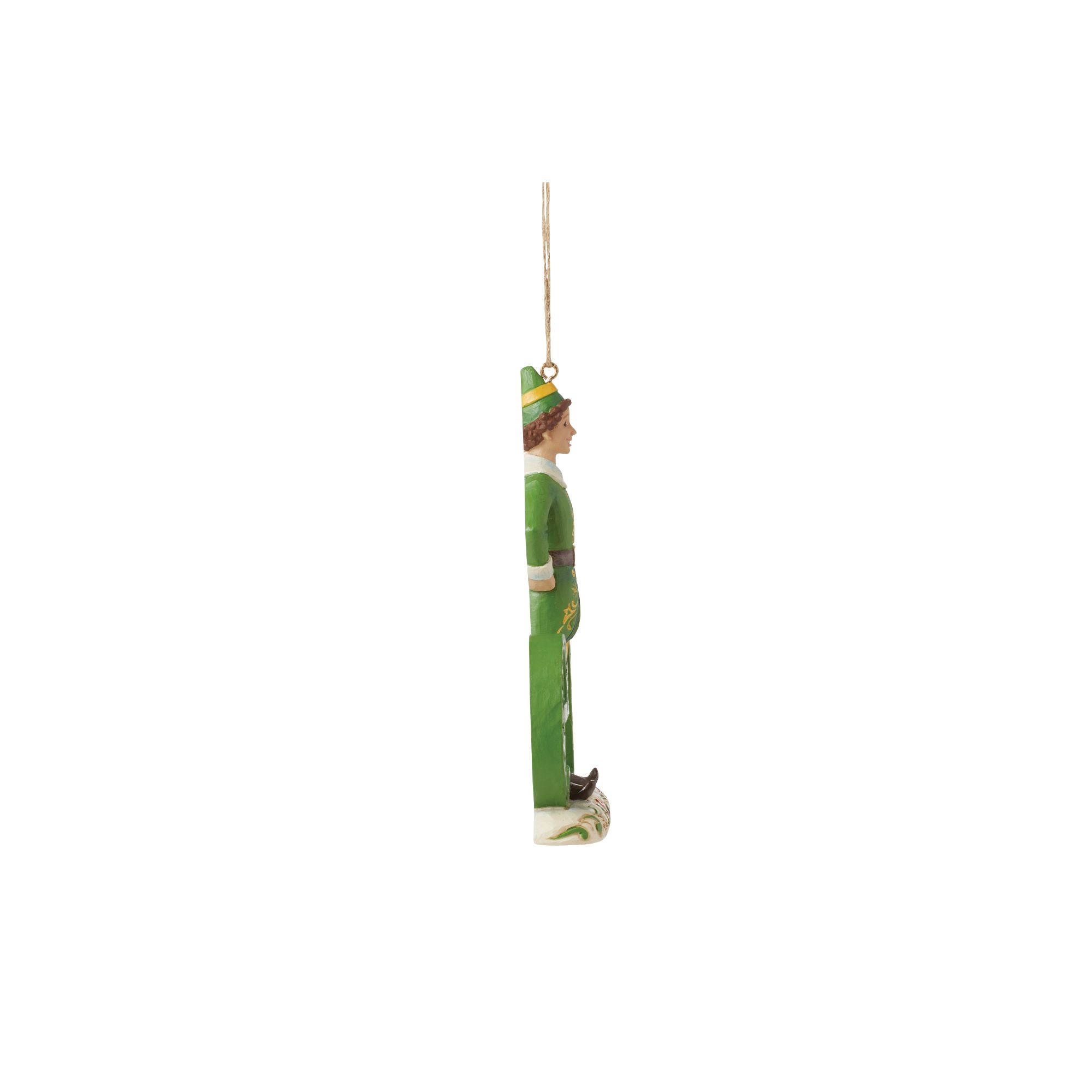 Buddy Elf Word Hanging Ornament - Christmas Holiday Decor for Tree, Home & Office - Perfect for Elf Movie Fans & Festive Decorations