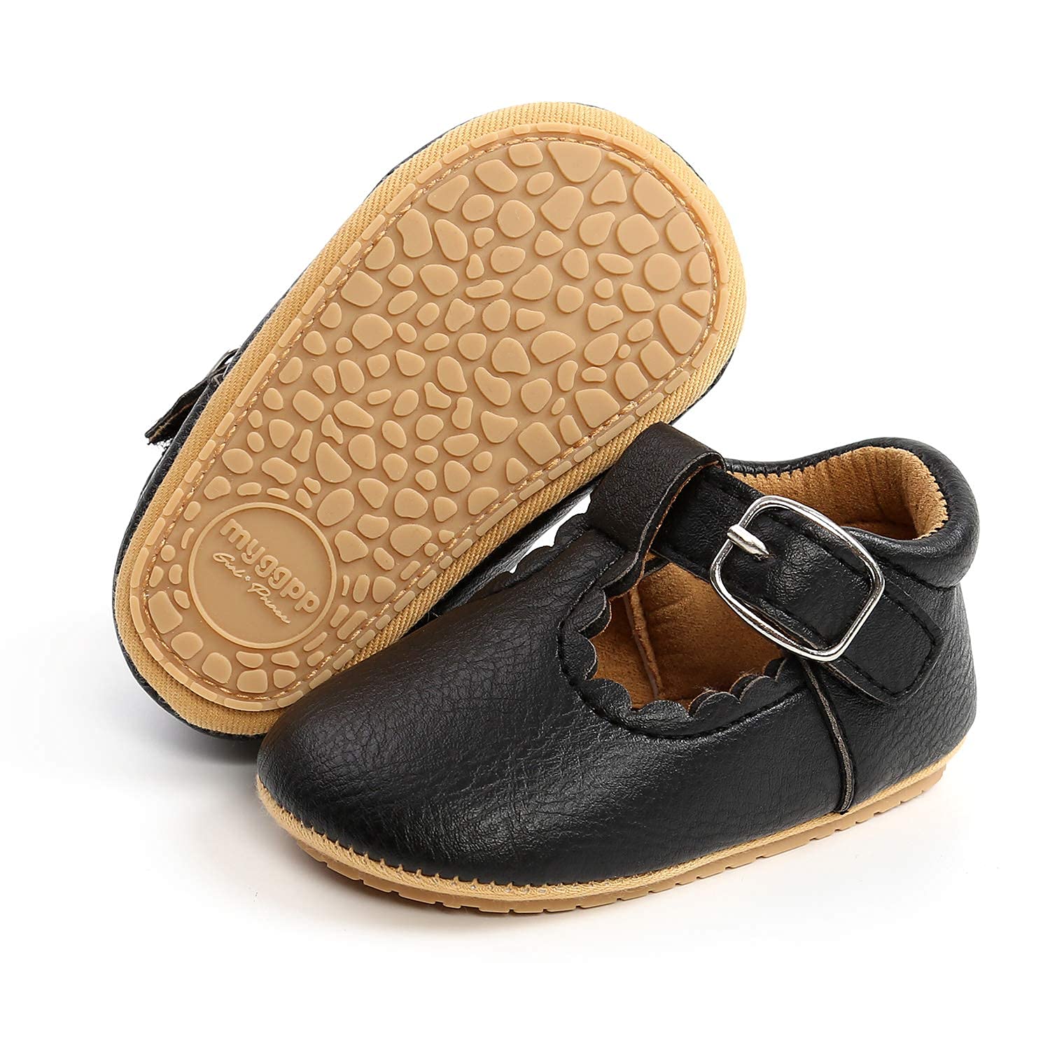 Baby Girl Shoes for Infant & Toddler - Soft Sole Mary Jane Princess Walking Shoes - Prewalkers, Wedding Dress & Crib Shoes - Perfect for First Steps, Special Occasions & Everyday Wear