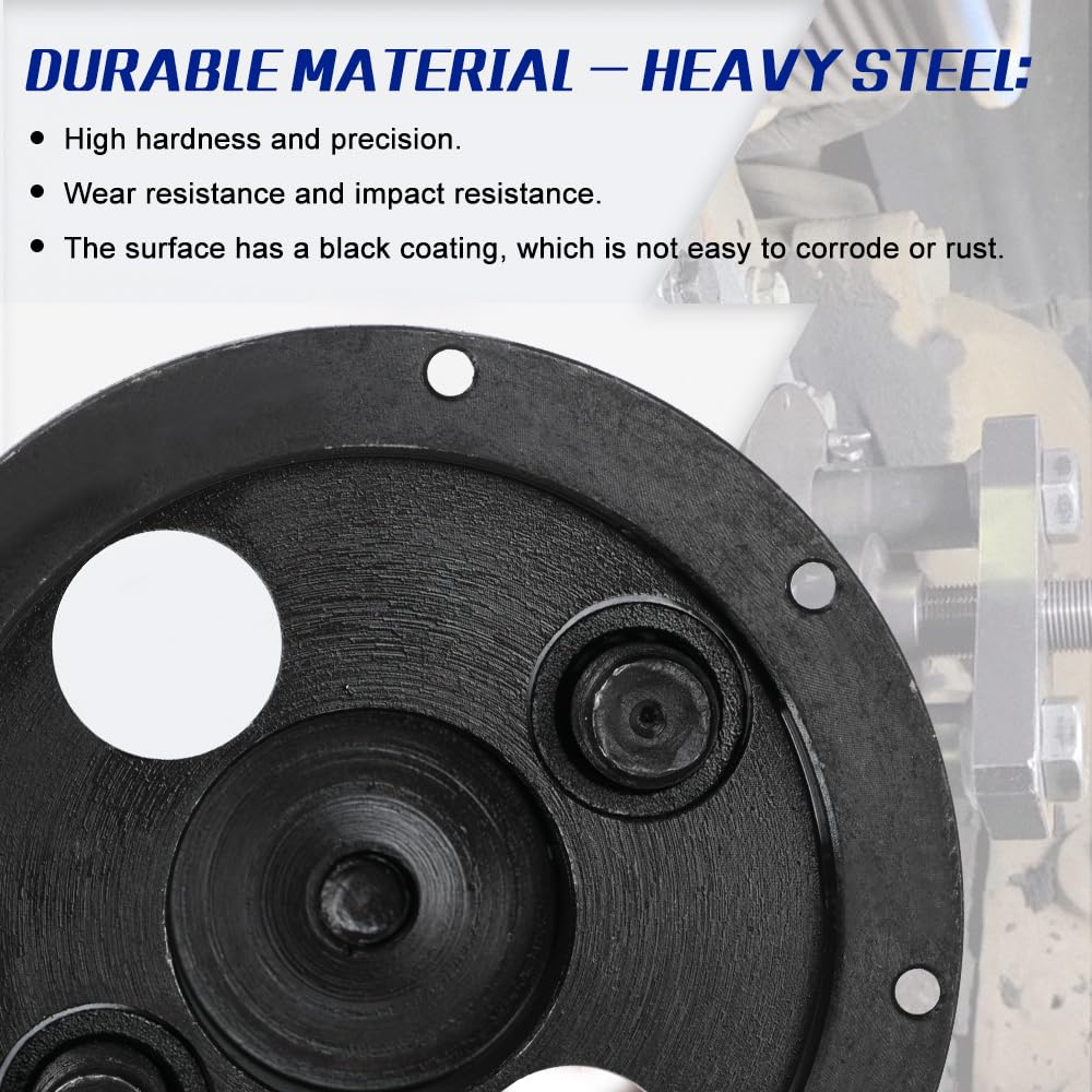 Detroit Diesel DD13 & DD15 Crankshaft Oil Seal Remover & Installer Tool Kit - Front & Rear Seal Replacement for W470589004300, W541589023300, W541589003400 - Perfect for Diesel Engine Repair & Maintenance in Heavy-Duty Trucks