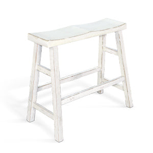 30 Inch White Sand Outdoor Bench - Durable Weather-Resistant Patio Furniture for Garden, Backyard, and Poolside Relaxation