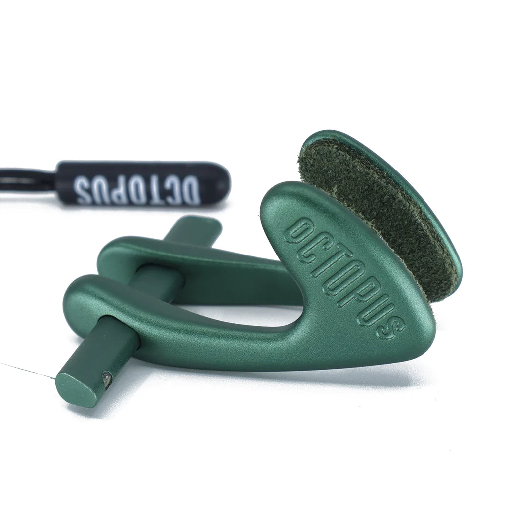 Octopus Freediving Nose Clip - Aluminum Alloy, Anti-Pinch Design, Comfortable for Snorkeling & Spearfishing - Green (Perfect for Underwater Photography & Deep Diving)