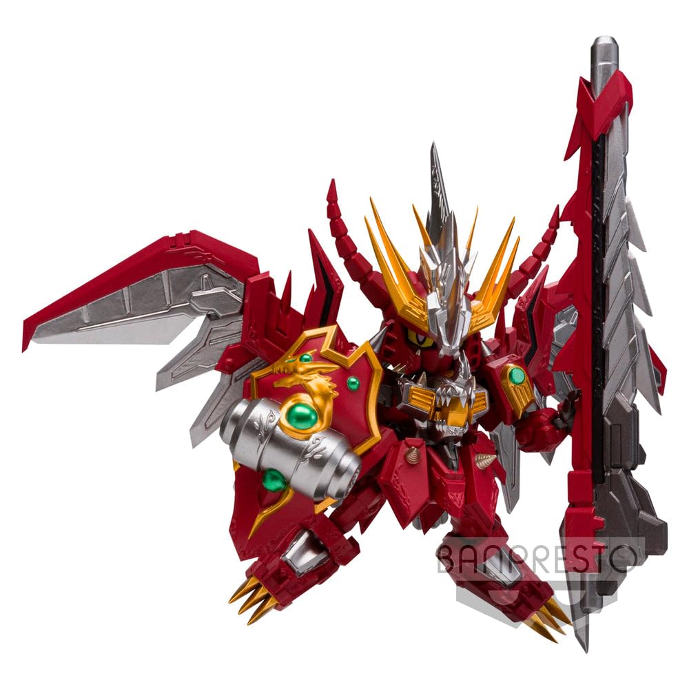 Banpresto SD Gundam Red Lander Action Figure - Collectible Anime Model Kit for Gundam Fans | Perfect for Display, Gift Giving & Anime Collections