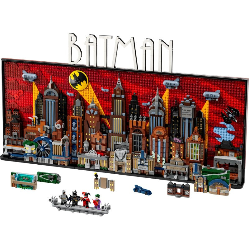 Batman: The Animated Series Gotham City Building Blocks Set - 4210 PCS Creative Construction Toy for Adults & Kids | Perfect for Collectors, Gifts, and Home Decoration