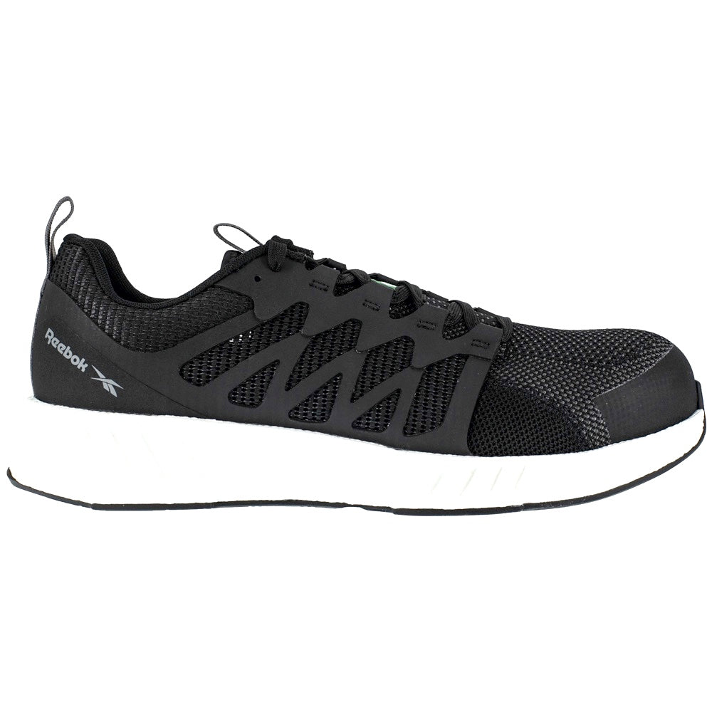 Reebok Work Fusion Flexweave Men's Composite Toe Athletic Work Shoes IB4311 - Lightweight Safety Shoes for Construction, Warehouse & Industrial Workers