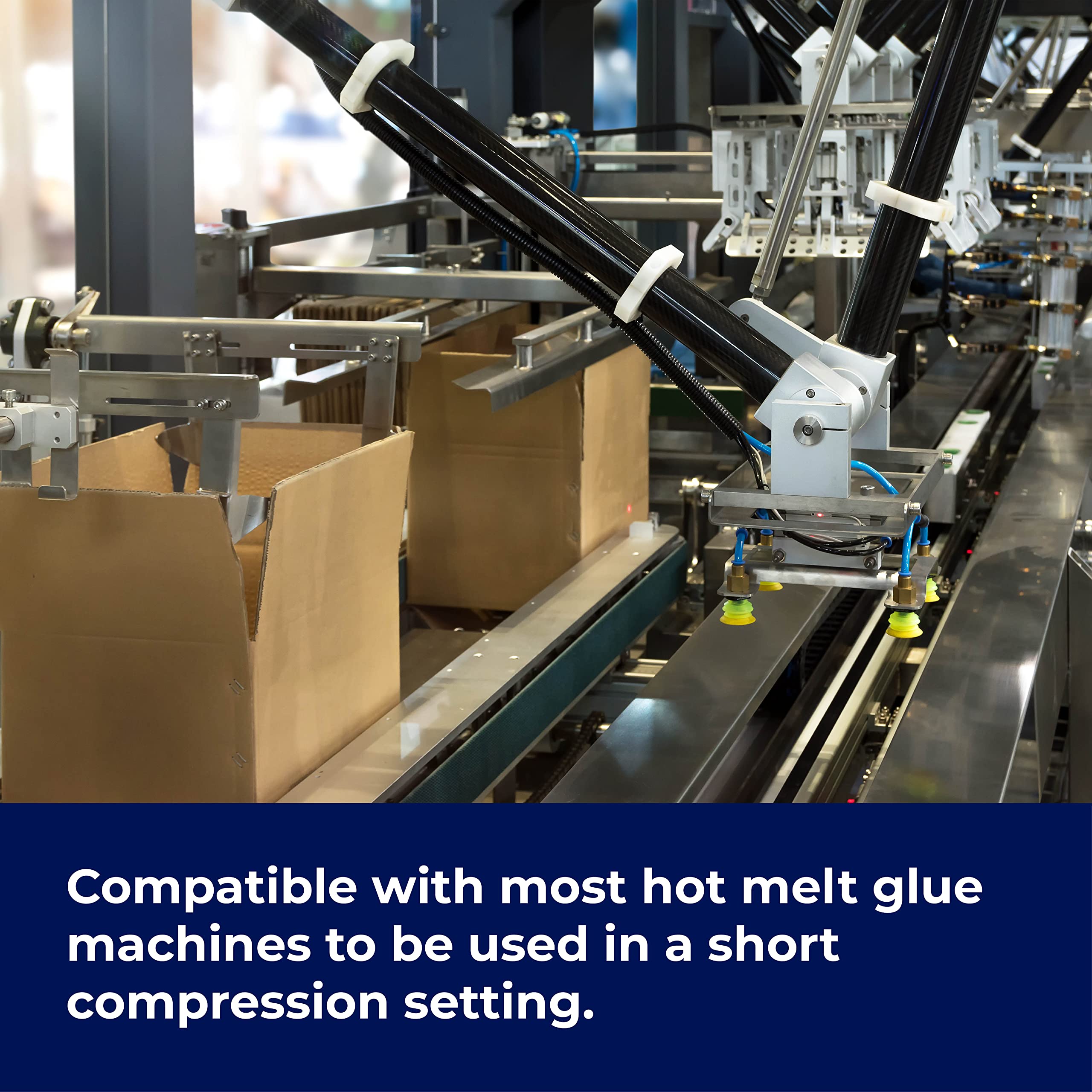 ASA Hot Melt Glue Pellets for Cardstock & Corrugated Material - Strong Bond for Glossy Substrates, Aluminum & Poly Film | 40 lb Bulk Packaging | Ideal for Consumer Packaging, Bookbinding & DIY Crafts