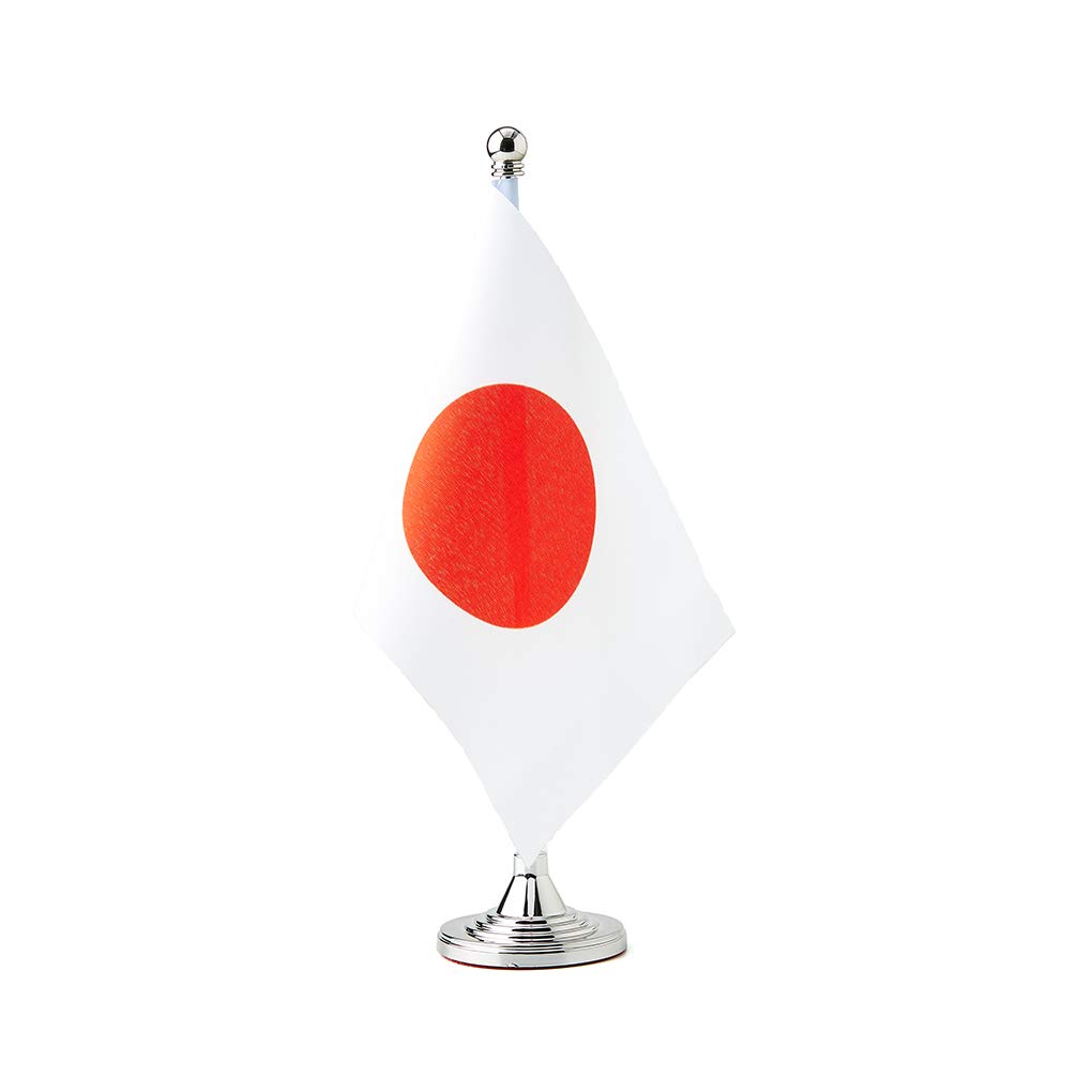 Mini Japanese Flag - Small Japan Desk Table Flags for Decorations, Parties, and Cultural Events | Perfect for Home, Office, and Classroom Decor