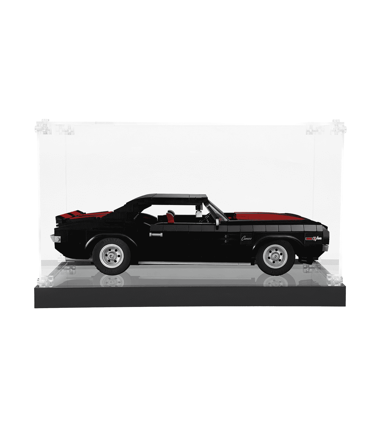 LEGO Creator Chevrolet Camaro Z28 10304 Display Case - Premium Acrylic Showcase for LEGO Car Models - Perfect for Home Decoration, Office Display & Collector's Showcase