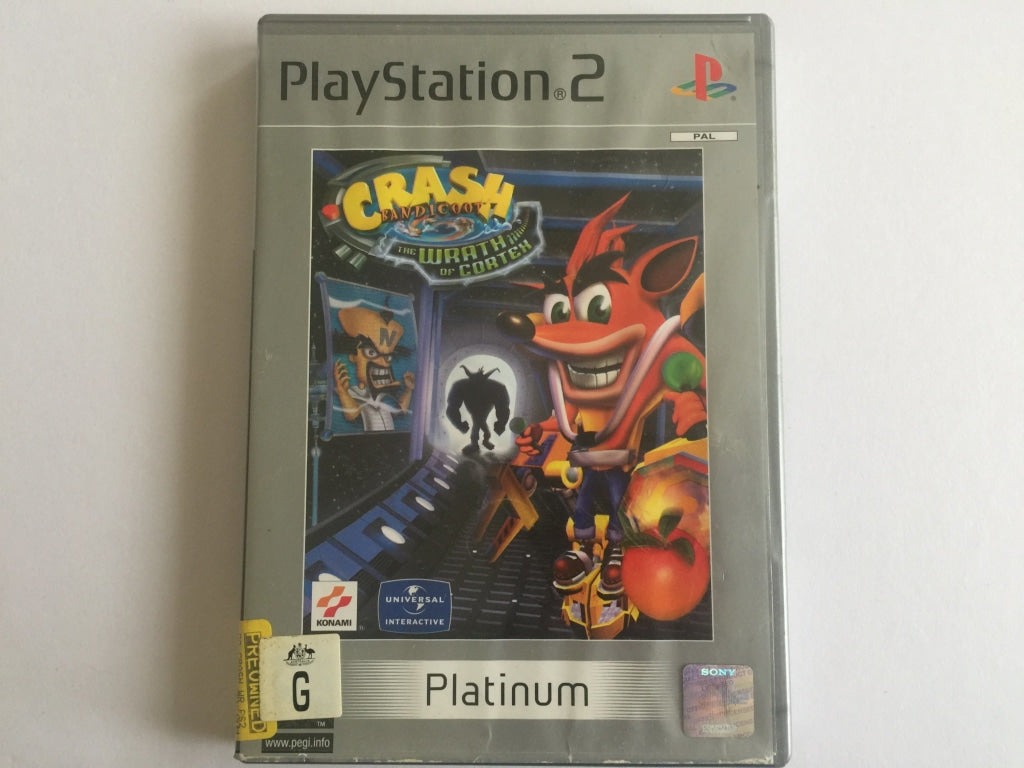 Crash Bandicoot The Wrath of Cortex PS2 Game - Complete in Original Case - Perfect for Retro Gaming & Collectors