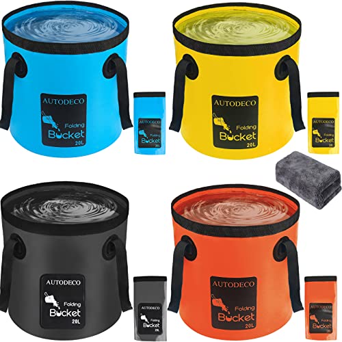 4pcs-blue & Orange & Yellow & Black