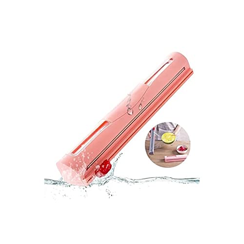 Reusable Plastic Wrap Dispenser with Slide Cutter - Magnetic Wall Mounted Cling Film Storage Box for Kitchen Food Freshness | Perfect for Meal Prep, Leftovers & Food Preservation