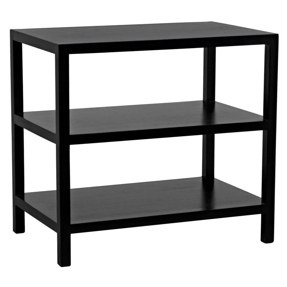3-Tier Shelf Table 28x18x26 Inches - Sturdy Side Table for Living Room, Bedroom, Office - Perfect for Storage, Display & Organization