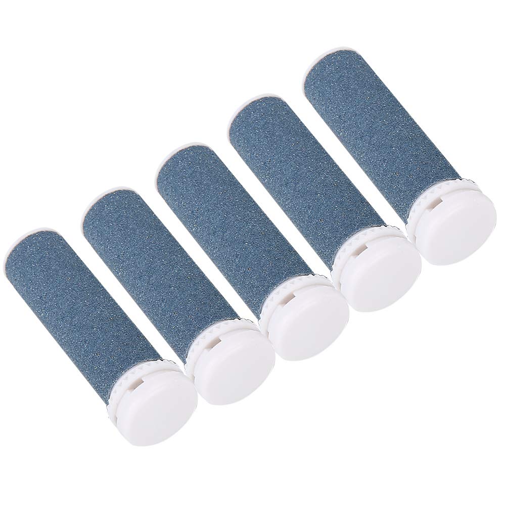 Extra Coarse 5-Pack Replacement Rollers for Electric Callus Remover - Washable Pedicure File Refills for Smooth Feet Care - Perfect for Home Foot Spa & Professional Salon Use