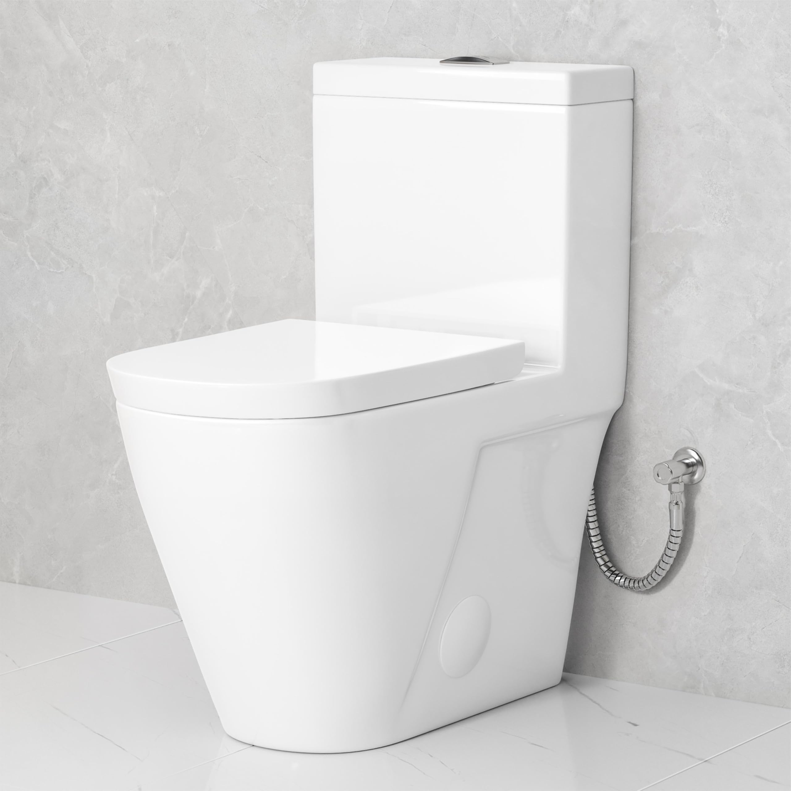 Eridanus One Piece Toilet with Comfort Chair Seat - ADA Compliant 17.3