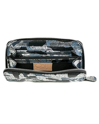 CoFi Zip Wallet for Women - Handmade Genuine Full Grain Leather Wallet with Unique Patterns - Perfect for Everyday Use, Travel & Gift Giving