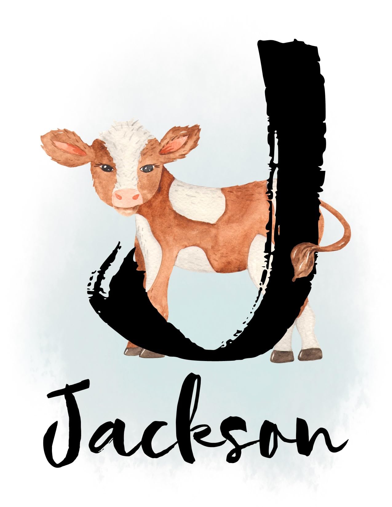Personalized Farm Cow Nursery Decor Set of 3 Unframed Farmhouse Prints - We Will Love You Till The Cows Come Home - Perfect for Baby Shower Gifts, Kids Room Wall Art & Farmhouse Themed Nursery Decor