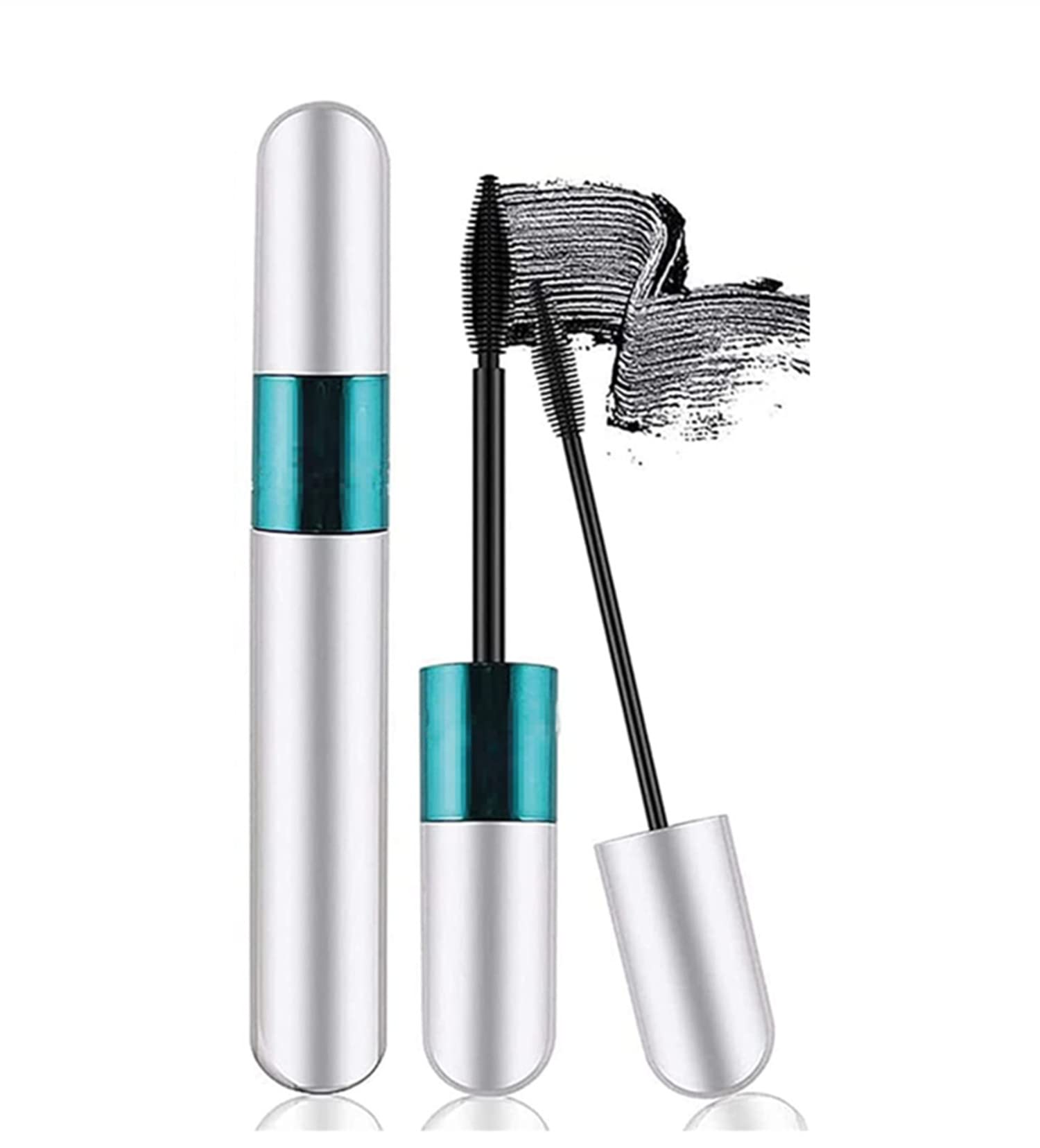 4D Silk Fiber Lash Mascara - Lengthening & Volumizing Waterproof Mascara for Natural Look | Smudge-Proof & Long-Lasting | Perfect for Daily Wear, Special Occasions & Professional Makeup Looks (1 Piece)