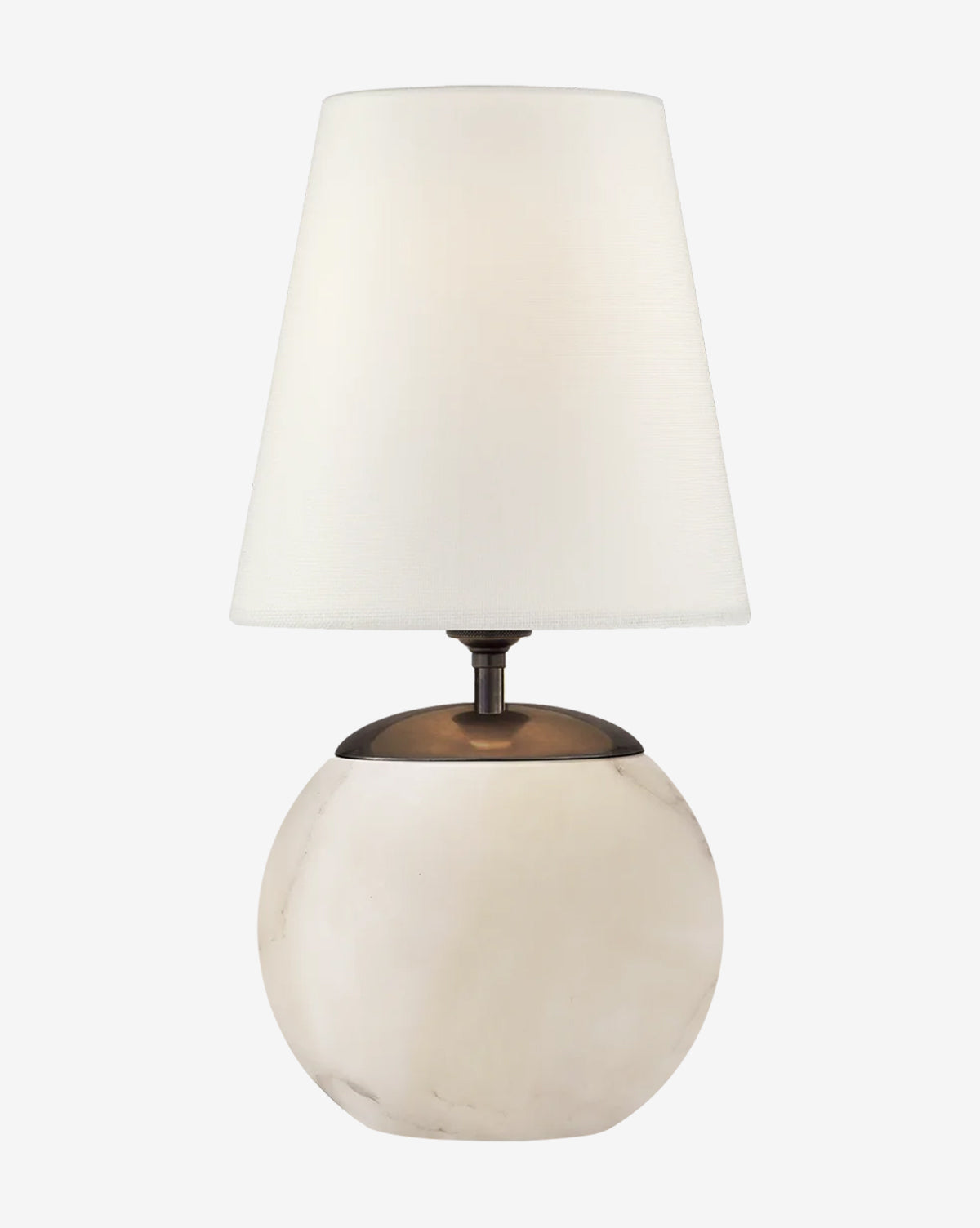 Terri Round Table Lamp - Modern LED Nightstand Light for Bedroom, Living Room & Office - Warm White & Adjustable Brightness