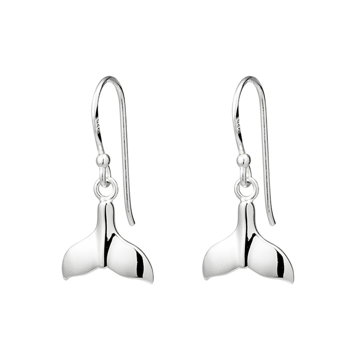 Whale Tail Earrings for Women - Sterling Silver Avalon Dangle Earrings - Perfect for Beach, Boho & Ocean Lover Jewelry Gifts