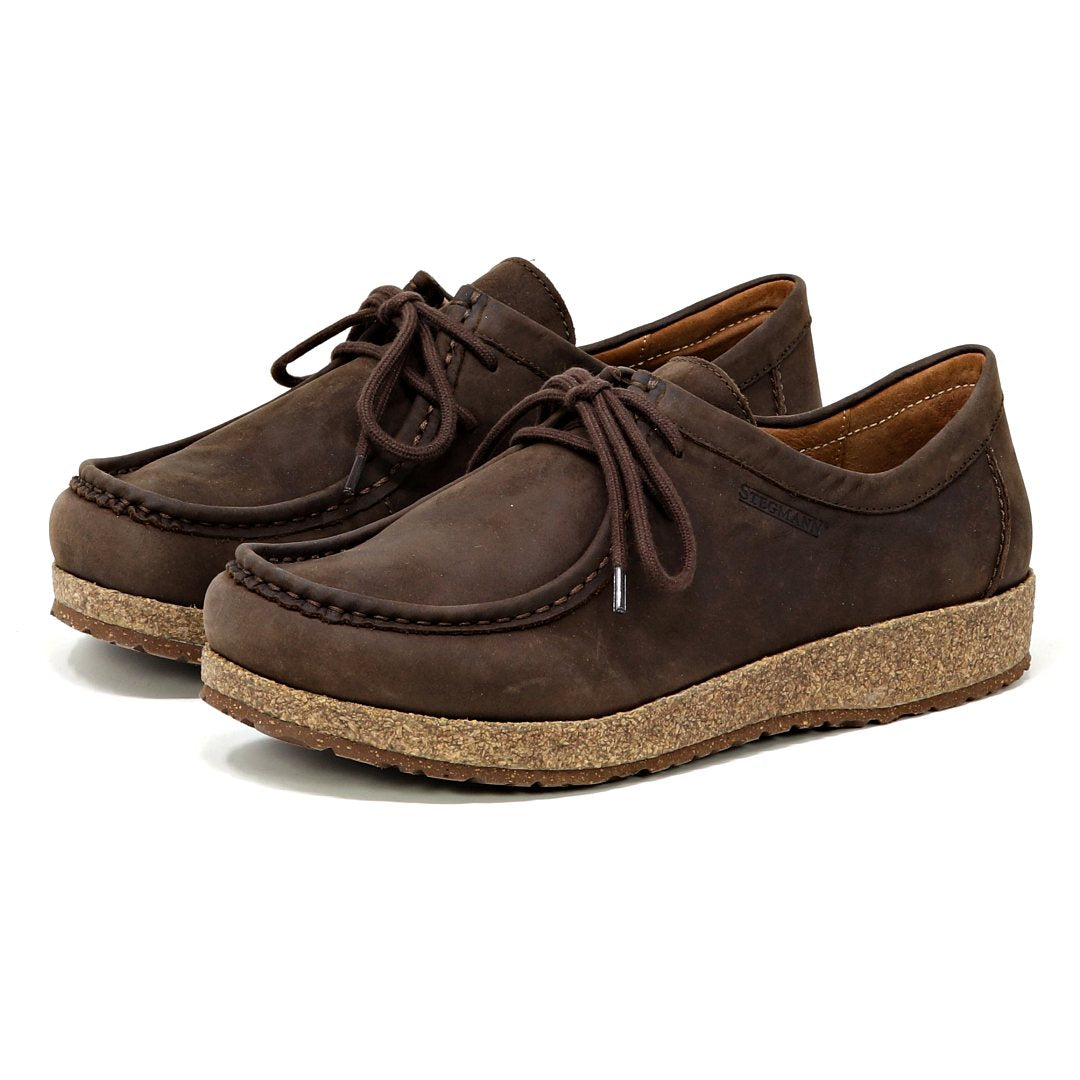Women's Mainz Leather Moc Shoe - Comfortable Slip-On Loafers for Casual Wear & Outdoor Walking | Perfect for Work, Travel & Everyday Use