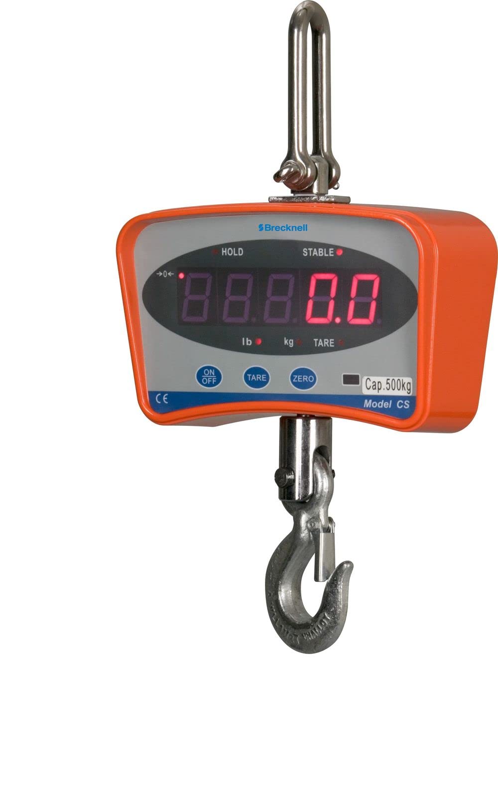 Brecknell CS2000 Digital Electronic Crane Scale - 2000 lb Capacity, 1 lb Precision | Heavy-Duty Industrial Weighing for Construction, Shipping & Warehousing
