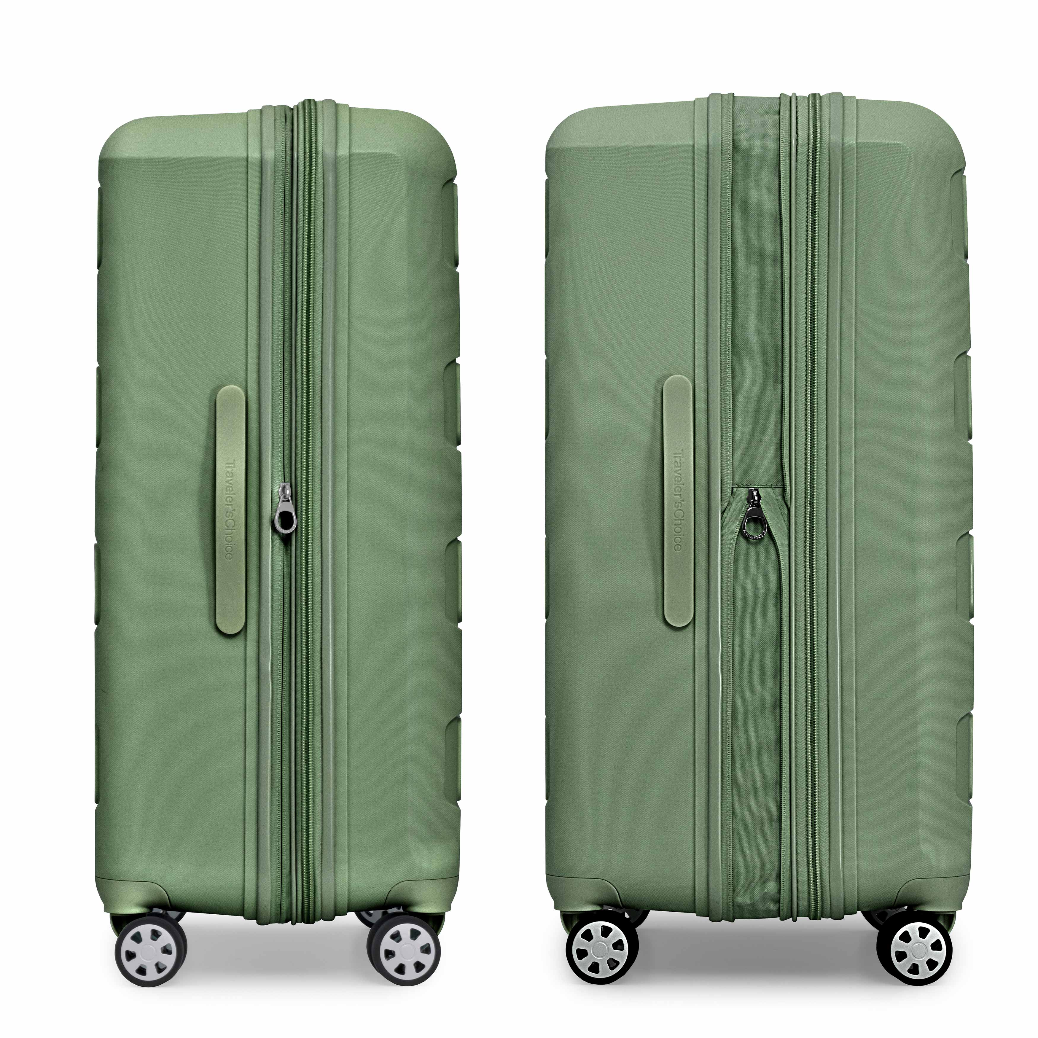 Pagosa 3 Piece Luggage Set - Lightweight Spinner Suitcase with TSA Lock - Perfect for Travel, Business Trips & Vacations
