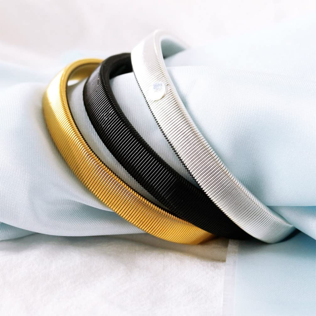 6pcs Men's Shirt Cuff Rings - Adjustable Sleeve Garters & Arm Bands for Formal Wear, Business Attire & Wedding Outfits - Elastic Shirt Sleeve Holders for Men - Perfect for Office, Parties & Special Occasions