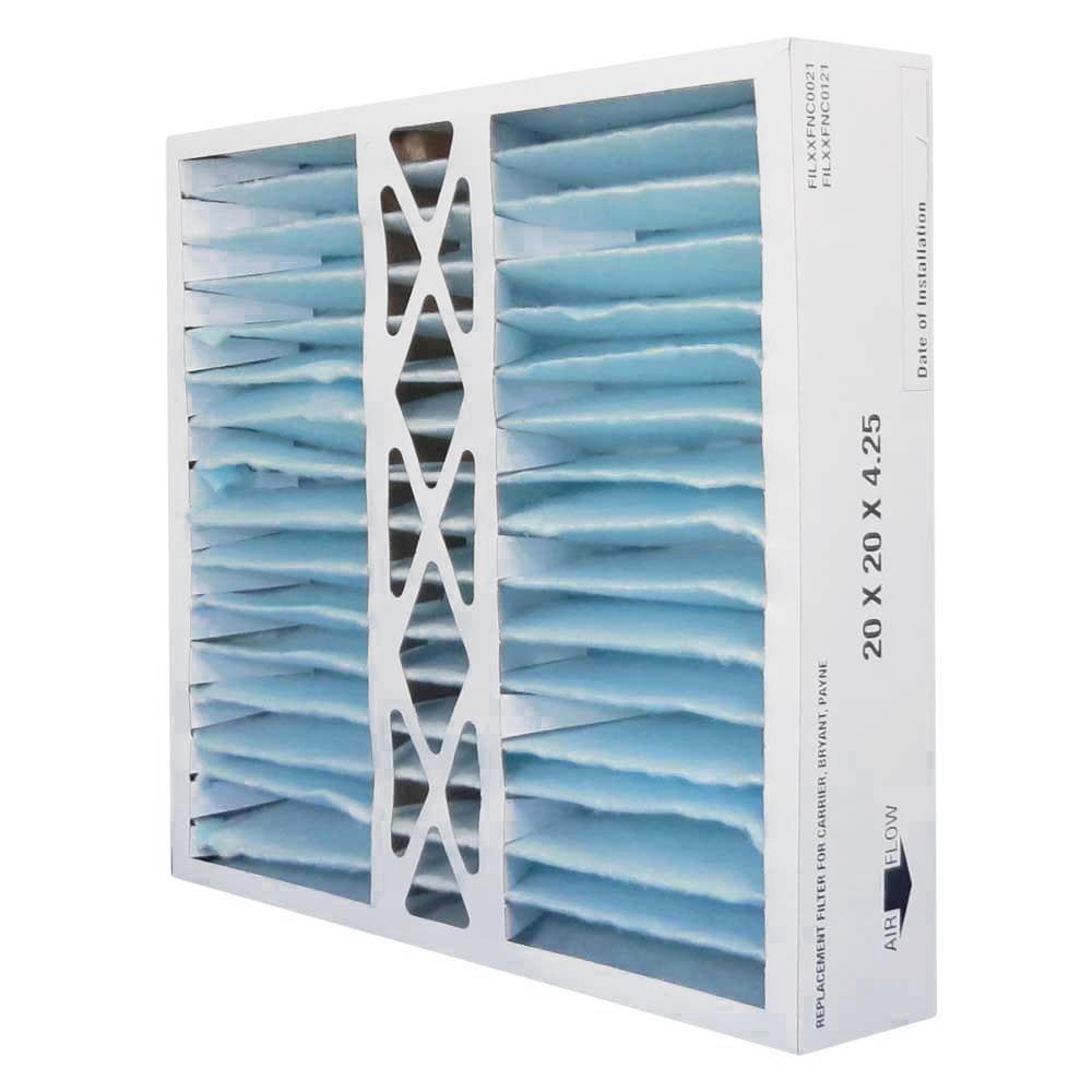 Atomic FILBBFNC0021 20x20x4.25 MERV 11 Bryant Replacement Furnace Air Filter - 2 Pack | Perfect for Home HVAC Systems & Furnace Maintenance