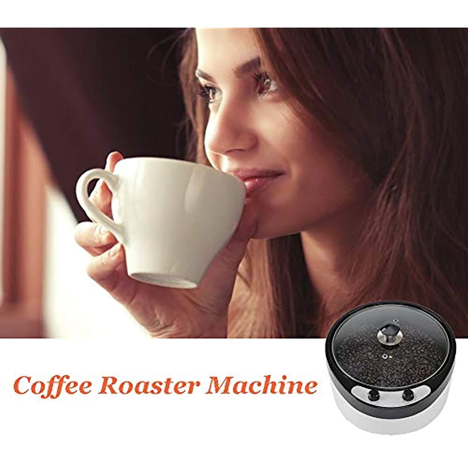 Electric Coffee Bean Roaster Machine - 800G High Capacity with Temperature Control for Home Coffee Roasting, Baking Grains, Raw Beans, Tea & Sesame | Perfect for Specialty Coffee Shops, Home Baristas & DIY Coffee Enthusiasts
