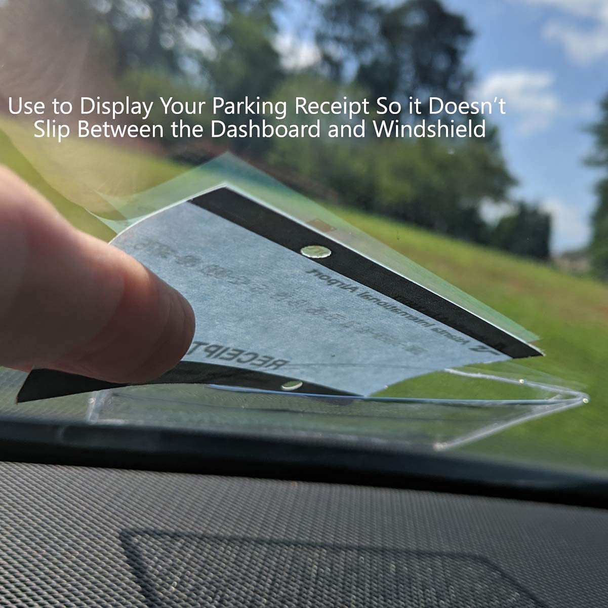 100 Pack Clear Adhesive Parking Permit Holders for Car Windshield - Vinyl Plastic Tag Pouch Protects Parking Placards, Passes, Decals & Stickers (4