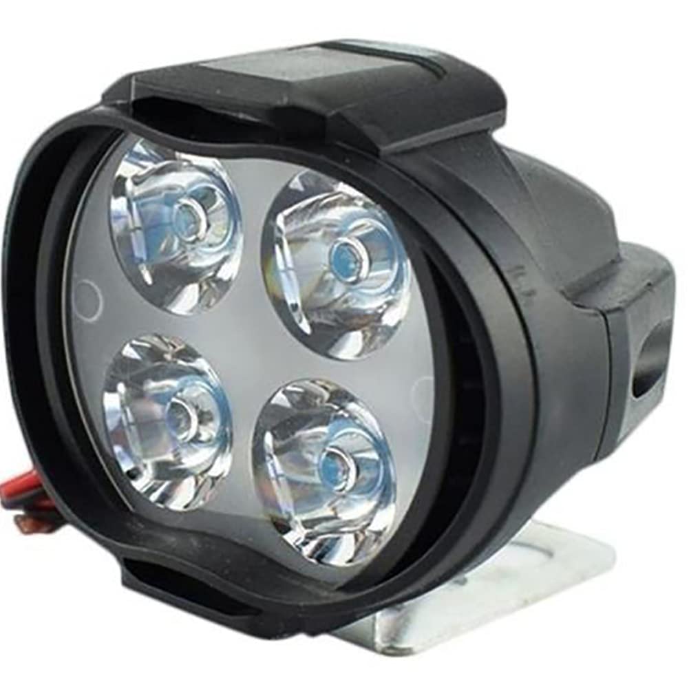 **Pevolgen 6500K White Super Bright 4 LED Motorcycle Headlight - High-Intensity Spot & Fog Light for Motorbikes, Scooters, and ATVs - Perfect for Night Riding, Off-Road Adventures, and Low-Visibility Conditions**