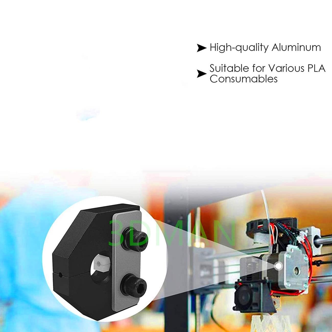 1.75mm Filament Welder Connector & Sensor for 3D Printers - Fix Broken Filament - Red | Perfect for 3D Printing Repairs & DIY Projects