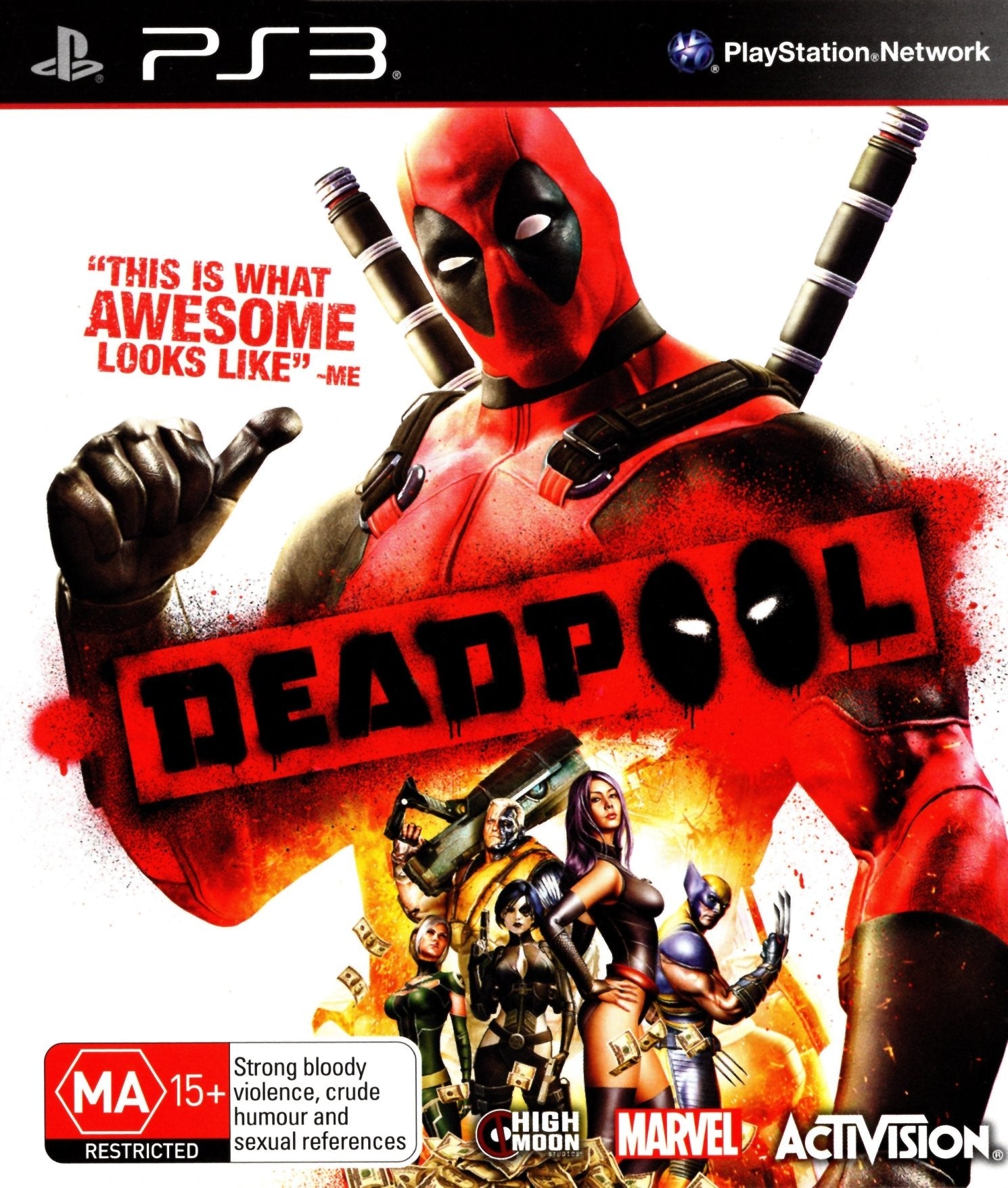 Deadpool PS3 Game for Playstation 3 - Action-Adventure Superhero Video Game - PAL Version - Perfect for Marvel Fans & Comic Book Lovers Gaming Collection